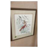 RON JENKINS SIGNED CARDINAL PRINT