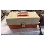 PLANO TACKLE BOX & MISC TACKLE INSIDE