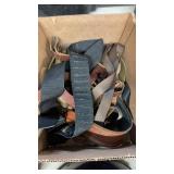 BX OF RIFLE SLINGS & BLACK CARTRIDGE BELT