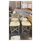 4 MATCHING BAR STOOLS