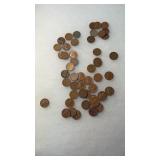 50 WHEAT PENNIES