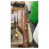 LEATHER GUN SCABBARD