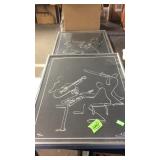 2 SIGNED SKETCHES