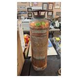 OLD COPPER FIRE EXTINGUISHER TANK