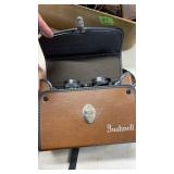 BUSHNELL 7X35 BINOCULARS IN BROWN CASE