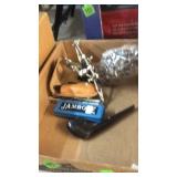 FLY TYING VISE, HARMONICA, BUTTERFLY KNIFE &