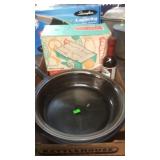 VEGGIE SLICER, CAST IRON SKILLET