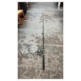 EAGLE CLAW BLACK EAGLE 3 8 1/2 FT SPINNING ROD W/