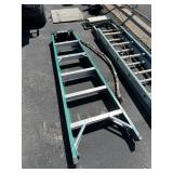 GREEN 6FT FIBERGLASS STEP LADDER