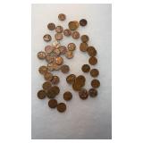50 WHEAT PENNIES