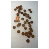 50 WHEAT PENNIES