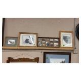 GROUP OF 3 FRAMED PCS OF ART & PHOTO COLLAGE