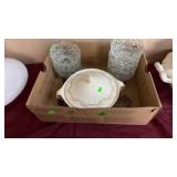 KNOWELS COVERED DISH & ICE CREAM DISHES
