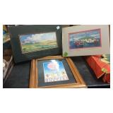 2 SM MONTE DOLLACK PRINTS & OTHER PRINT