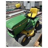 JOHN DEERE LS RIDING LAWNMOWER **RAN LAST YEAR