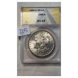 1886 MS64  MORGAN SILVER DOLLAR