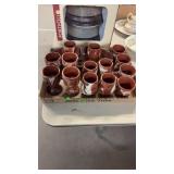 CLAY IN CALICO CALDWELL, MONTANA CUPS, GLASSES &