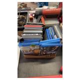 BX OF DVD & BLUE RAY MOVIES