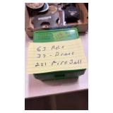 63 RNDS & 37 BRASS 221 FIREBALL RELOADS  *WE DO
