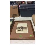 RALPH HEINZ SIGNED & NUMBERED WESTERN PRINT