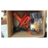 TIN SNIPS, CAULKING GUN & INFLATION PUMP