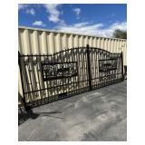 SET OF 20 FT DRIVEWAY GATES W/ DEER ACCENT