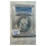 1880-S MS62 MORGAN SILVER DOLLAR