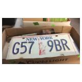 GROUP OF LICENSE PLATES & MISC