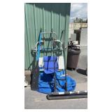 KICKBOAT W/ ROWING FRAME, OARS & RACK