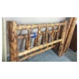 QUEEN SIZE LOG BED