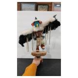 YAZZIE EAGLE DANCER KACHINA & MOUNTING BRACKET