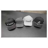 4 ASSORTED GOLF HATS NEW