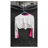 2 CROP TOP WOMENS GOLF SHIRTS M-L