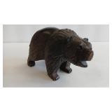 CARVED BLACK FOREST BEAR