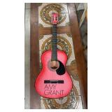 AMY GRANT SIGNED GUITAR