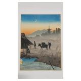 TAKAHASHI SHOTEI 'RETURNING HOMEWARD IN THE
