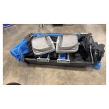 YUKON FISH TRAP ICE FISHING SLED WITH COVER AND