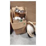 ASSORTED CLAMPS AND PVC FITTINGS