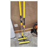 2- 12' HD DECK SCRUB BRUSHES