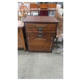 EASTLAKE STYLE WOOD BIN CABINET JR CLARK CO