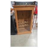 RUSTIC WOOD  WINE CABINET