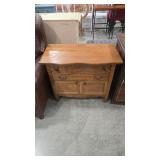 OAK  VTG WASH BASIN
