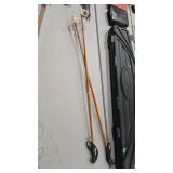 VINTAGE NORDIC BAMBOO SKI POLES