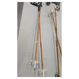 VINTAGE NORDIC BAMBOO SKI POLES