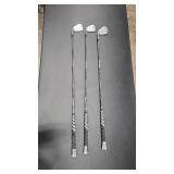 3- ORKA GOLF CLUBS 6-7 IRON AND 5O* IRON