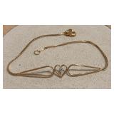 14K BRACELET W/ GEMSTONE