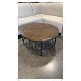 WOOD & METAL FARMHOUSE INDUSTRIAL COFFEE TABLE
