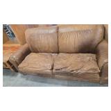 2/2 LEATHER SOFA