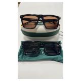 2 - WMP WOMENS SUNGLASSES W/ CASE