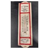 M. STAMMS BUTTE MONT. VTG ADVERTISING THERMOMETER